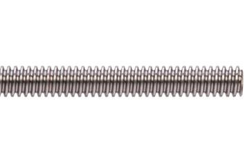 drylin® trapezoidal lead screw, left-hand thread, stainless steel