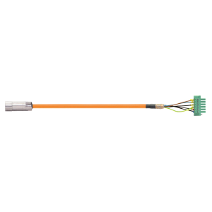 readycable® motor cable suitable for Danaher Motion 107473 (5 m), base cable, PVC 15 x d