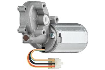 drylin® E DC motor with worm gear and spline