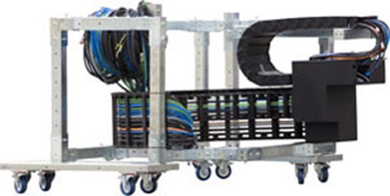 Delivery ready for installation of a readychain® rack